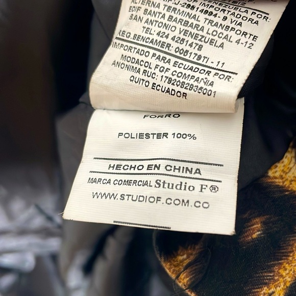 Studio F Cheetah Leopard Jacket - Picture 7 of 7